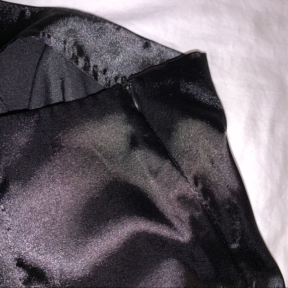 Shein Split Hem Satin Skirt - Picture 5 of 11